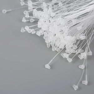 無料サンプル提供、uxcell 130mmスナップループピン、セキュリティロックプラスチックタグファスナー/ケーブルビーズタイ1000個/パック - Product Image 4