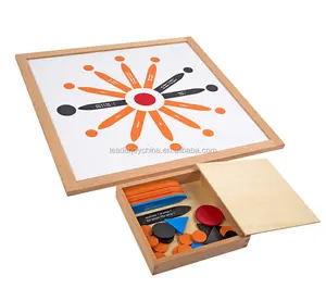 Montessori gỗ đồ chơi giáo dục cho đọc sách phân tích 2nd biểu đồ & box