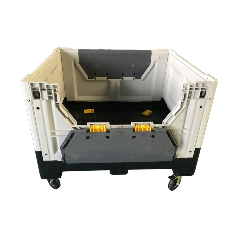 Reutilizable plegable plástico pallet contenedor bin para negocios ropa