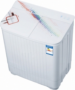 Con cubierta de vidrio templado carga superior semi doble tina de lavadora automática - Product Image 1