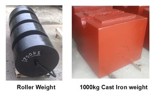 Shanghai m1 250kg masas patron, micro cellule de charge, cast iron poids d'essai - Product Image 3