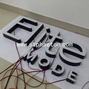商店前 led 点亮电子商店的公司名称 - Product Image 6
