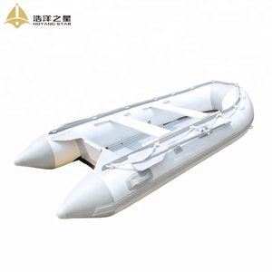 Delux — bateau de pêche gonflable Dinghy avec Air f10, bateau de forme plate-forme Hypalon, accessoire rigide avec bras couverts - Product Image 2