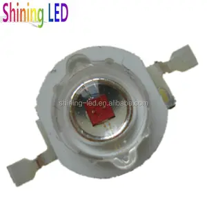 Preço de fábrica 1w 3w 5w alta potência 585nm 590nm 595nm 600nm 605nm 610nm 615nm 620nm 630nm laranja âmbar vermelho chip led