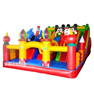 Castillo Inflable <span class=keywords><strong>de</strong></span> Alta Calidad con Tobogán y Zona <span class=keywords><strong>de</strong></span> <span class=keywords><strong>Juegos</strong></span>/ <span class=keywords><strong>Juegos</strong></span> Inflables en Venta - Product Image 1