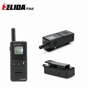 Atacado walkie talkie canalização-T-M2D 128 Canais FRS GMRS Rádios UHF mini walkie talkie 128 canais 400-520mhz radio mini speaker rádio em dois sentidos