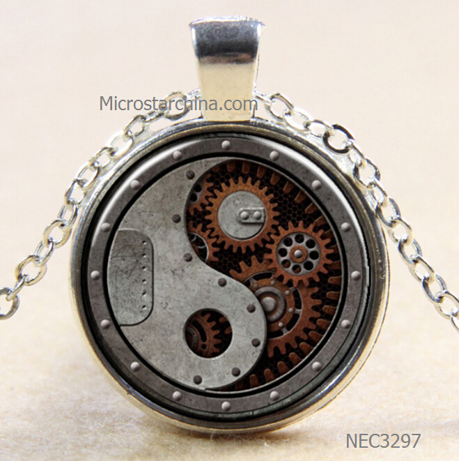 2016 EN STOCK Joyería de Moda Las Mujeres Universo Media Luna Galaxy Collar Simple