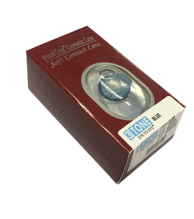 Цветные контактные линзы FreshTone EYE-TO-EYE, 1 год, 15 мм, 3 тона, большие глаза, Корея, оптовая продажа