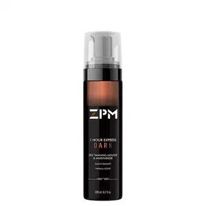 Dark Tan ZPM Private Label Hot Sale Deep Dark Sunless Tanning Oil Bronzing Tanning Foam SunTan Self Tanning Mousse