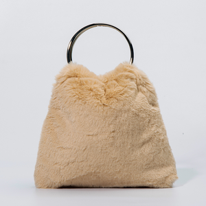 Vente directe de sacs à <span class=keywords><strong>main</strong></span> nouvelle mode <span class=keywords><strong>avec</strong></span> poignée en <span class=keywords><strong>fausse</strong></span> <span class=keywords><strong>fourrure</strong></span> pour femmes - Product Image 1