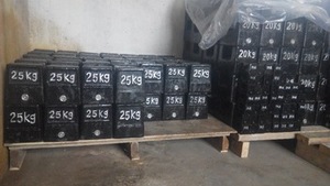 20 kg M1 prueba de peso de hierro fundido, pesos de ferro fundido, fundición de hierro de peso estándar - Product Image 3