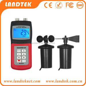 Anemometer Multifungsi 3 Cup Wind Vane AM-4836C untuk Kecepatan Udara, Aliran Udara, Tinggi Gelombang, Arah, Suhu - Product Image 4