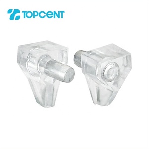 TOPCENT ตู้เฟอร์นิเจอร์ชั้นวางพลาสติก5มม. หมุดหมุดหมุดหมุดชั้นวางของสนับสนุนตู้เสื้อผ้า - Product Image 2