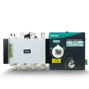 Tres fase 630 Amp 3 Polo ATS automático Manual interruptor de transferencia de cambio para la distribución del sistema de energía