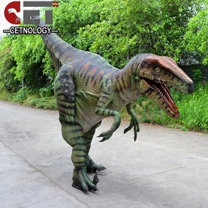Movable Lightweight Realistic Costume Life Size Hidden Legs Animatronic Dinosaur Costume <strong>Jurassic</strong> <strong>Park</strong> Dinosaur Model - Product Image 3