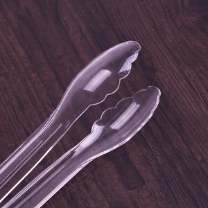 Acrylic Plastic Food <strong>Tong</strong> Anti-slip Salad Fruit Grip Cake Bread <strong>Serving</strong> Clamps <strong>Tongs</strong> - Product Image 4