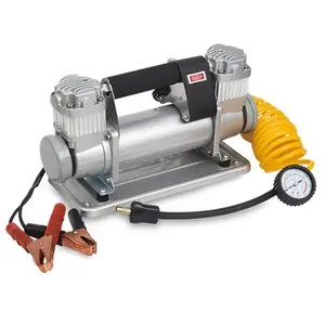 Novo 150 Psi > Ultra Heavy Duty 2 12v Carro Compressor de Ar Do Cilindro Marca Camelo