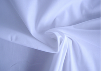 Tissu de drap de lit 100% coton, tissé, blanchi, uni blanc, 200TC, 40*40, 110*90, 120 pouces extra large, pour la literie et les textiles de maison