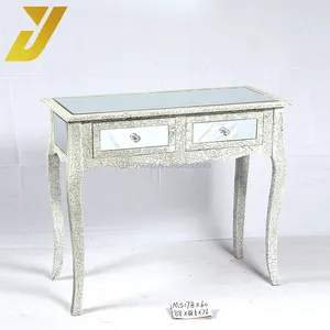 hot sale shabby retro wood and mirror console table