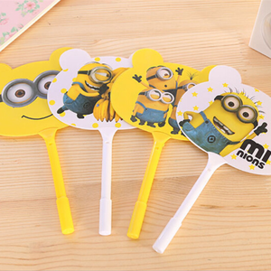 Sveglio e Bello di Figura del Ventilatore di Promozione logo personalizzato Novità pubblicità ventilatore di plastica della <span class=keywords><strong>penna</strong></span> per i bambini dare via - Product Image 4