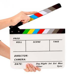 Tableau de <span class=keywords><strong>réalisateur</strong></span> en acrylique effaçable à sec pour <span class=keywords><strong>film</strong></span> et cinéma 32*27*5cm - Product Image 4