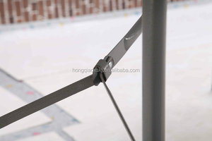 Quadro dobrável de plástico em meia mesa/6 pés para churrasco de praia/com estrutura de aço sólido/mesa de design incrível interna/6 pés 72'' - Product Image 4