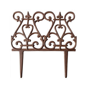 Bordure de jardin en fer forgé rustique extérieure en gros pas cher signe de bordure pour la décoration - Product Image 5