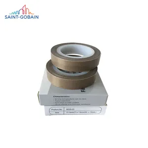 Cinta adhesiva de silicona recubierta de PTFE Saint Gobain SG25-03 CHR, 13X0.13MMX10ML