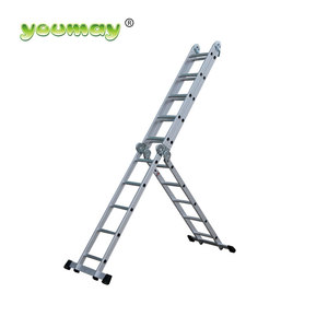 Nhỏ gọn gấp 4*5 bước En 131 đa mục đích di động nhôm thang nền tảng bền và nhẹ thang - Product Image 6