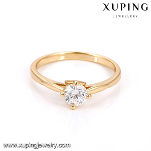 13807 großhandel schöne frauen schmuck einfach stil hochzeit ring einzigen diamant finger ring - Product Image 4