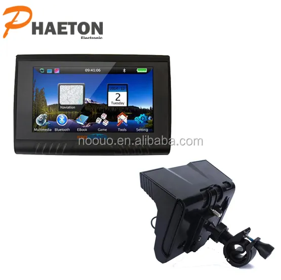 Hot 5 inch Waterproof GPS Sat nav For All Vehicle GPS Wince 6.0 System Motorcycle gps