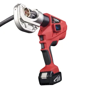 Thiết Kế Mới Battery Powered Thủy Lực Usb Cable Crimping Tool NEC-400 Pin Cable Lug Báo Chí Công Cụ