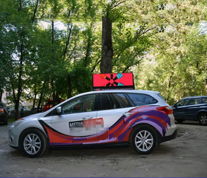 Bán Buôn P6 Không Dây Tùy Chọn Thông Tin Liên Lạc Di Chuyển Xe Taxi Top <span class=keywords><strong>LED</strong></span> Hiển Thị Đăng Nhập - Product Image 5