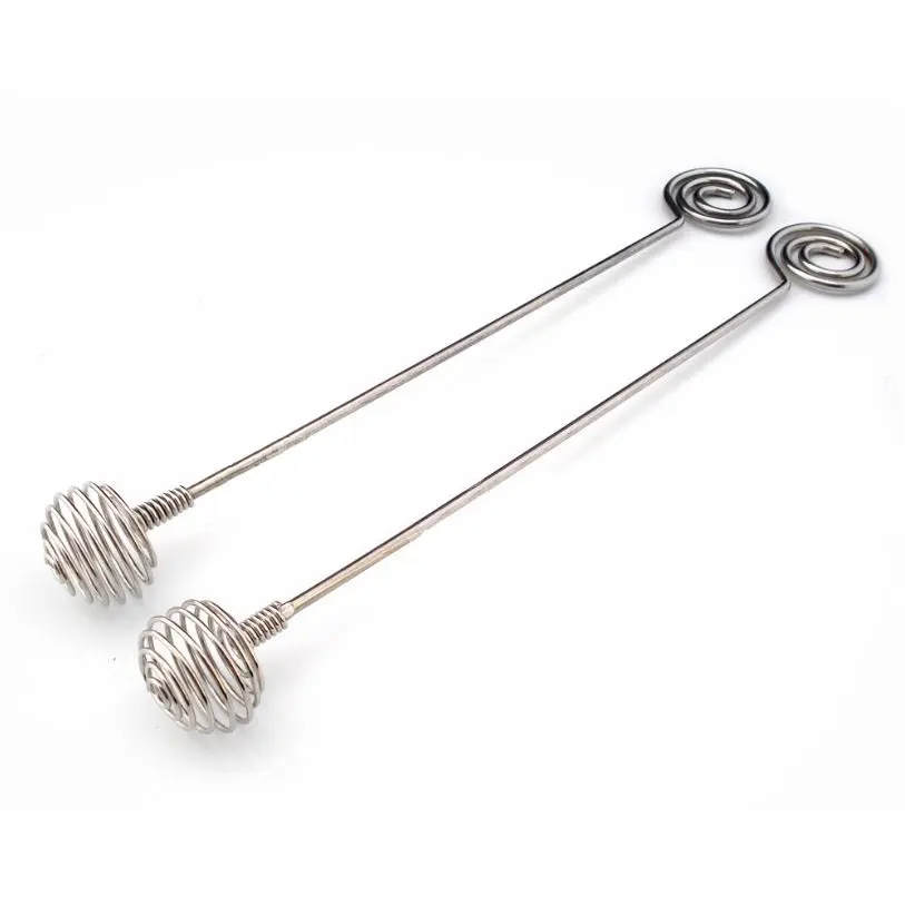 Stainless Steel Honey Dipper With Unique Spiral Design Spoon Kitchen Tools