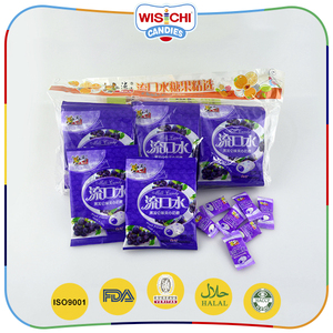 Nouvelle arrivée center rempli fruité saveurs aigre bonbons au lait - Product Image 1
