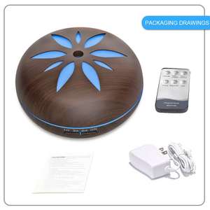 Diffuseur d'huiles essentielles pour voiture, nouveau design, aromathérapie, humidificateur ultrasonique portable avec alimentation USB, capacité de 550 ml, contrôlé par application - Product Image 4