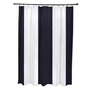 Meilleures ventes 2023, rideaux <span class=keywords><strong>de</strong></span> <span class=keywords><strong>douche</strong></span> populaires en PVC <span class=keywords><strong>noir</strong></span> <span class=keywords><strong>et</strong></span> <span class=keywords><strong>blanc</strong></span>, bleu, imperméables, en gros, fabriqués en Chine - Product Image 3
