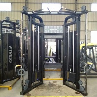 Máquina de Entrenamiento Funcional Equipo Deportivo ISO9001 / CE Polea Cruzada FTS para Gimnasio Comercial Máquina de Polea Doble