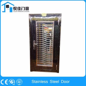 <span class=keywords><strong>Precio</strong></span> bajo entrada casa diseño barato puerta <span class=keywords><strong>de</strong></span> seguridad <span class=keywords><strong>de</strong></span> acero inoxidable - Product Image 1