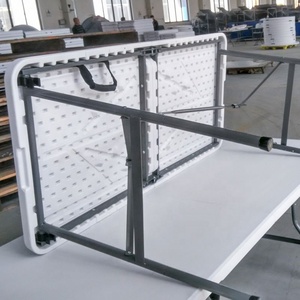 Bàn Gấp Nhựa Hình Chữ Nhật 1.8 M Giá Rẻ Để Bàn Cà Phê Nhựa Nhẹ Với Thiết Kế Rỗng - Product Image 1