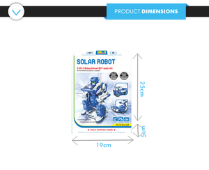 China top ten selling products self-assembling educational toys solar robot toy for children - Product Image 4