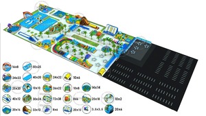 Todo tipo de juegos inflables, Parque fot niños n adultos, diversión tierra mobir Parque - Product Image 5