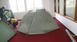 2 Người Cắm Trại Bằng Nhôm Có Móc Móc Nối Cho Xe Moóc Lều Phủ Polyurethane 210T Bằng Polyester Chống Trượt Trọng Lượng Nhẹ - Product Image 3