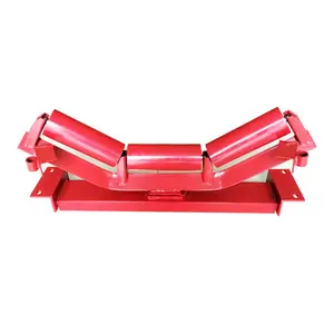 1000mm Belt Width Q235 Steel Tube Adjustable Conveyor Troughing Training Idlers with Bracket