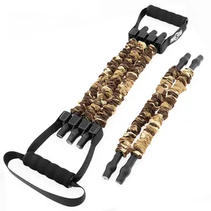 Adjustable Chest Expander 5 Ropes Resistance Exercise System Bands