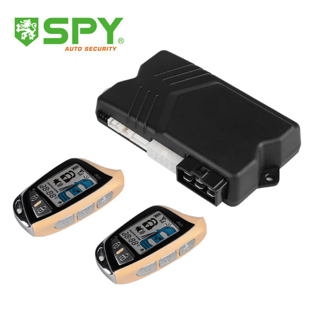 SPY LCD Two Way Vehicle Security System with Keyless Entry 5000m Range & 105-125dB Siren to Protect Your Car From Theft Burglary