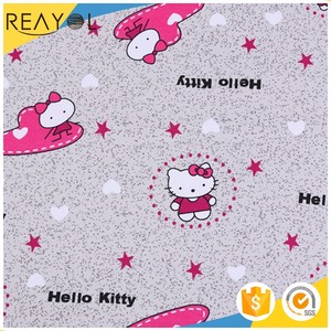 Mano suave siente hello kitty 95/5 digital print knit tejido deportivo de algodón tela de jersey - Product Image 2