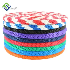 Factory Supply 8mm Solid Braided PP Polypropylene Rope For Sale