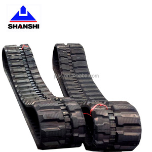 Pelindung jejak karet untuk ekskavator Mini Airman AX18 AX20 AX22 AX25 AX27 AX29 <span class=keywords><strong>Hitachi</strong></span> EX22 <span class=keywords><strong>EX25</strong></span> sepatu sabuk karet - Product Image 5