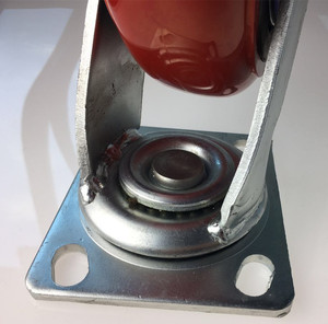 6 Zoll Heavy Duty Casters Wheels Dentiform mit Bremse PU <span class=keywords><strong>Caster</strong></span> Wheels Heavy Duty - Product Image 3
